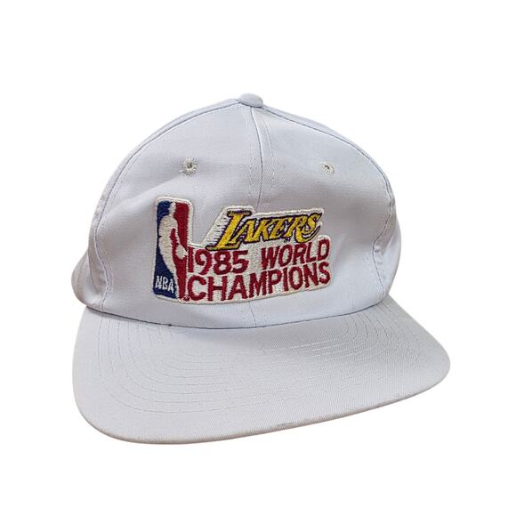 Sports Specialties Other - LA Lakers Sports Specialties 85 Champion Vtg Snapback Cap Hat Kareem Magic Rare